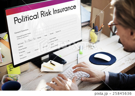 Political Risk Insurance Protection Government Concept Political Risk Insurance Protection Government Concept 25845636