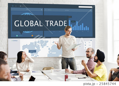 Economy Global Business Marketing Managment Concept 25845744