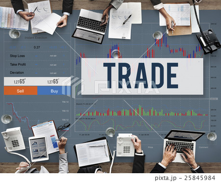 Stock Market Results Stock Trade Forex Shares Concept 25845984