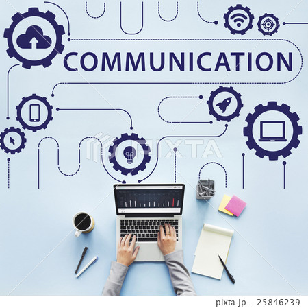 Social Media Sharing Online Exchange Concept 25846239