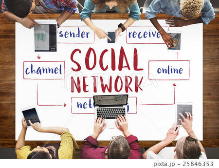 Social Media Online Connection Concept 25846353