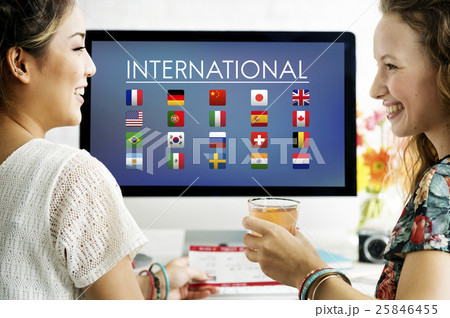 Flag Countries Foreign International Symbol Concept Flag Countries Foreign International Symbol Concept 25846455
