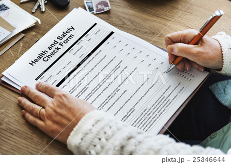 Health Check Form Claim History Record Concept Health Check Form Claim History Record Concept 25846644