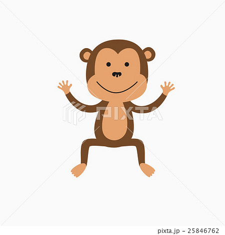 Cute baby monkey 25846762