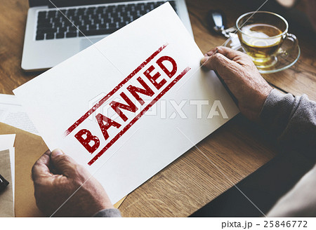 Delayed Banned Cancelled Denied Stamp Label Mark Concept 25846772