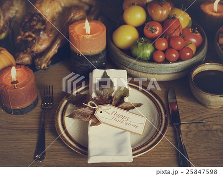 Table Napkin Turkey Thanksgiving Celebration Table Setting Conce 25847598