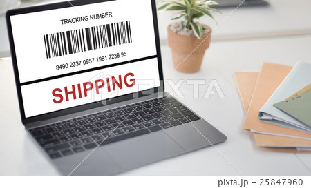 Bar Code Order Tracking Number Concept Bar Code Order Tracking Number Concept 25847960