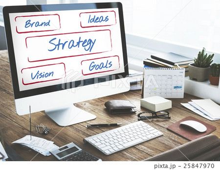 Business Entrepreneur Strategy Development Ideas Concept 25847970