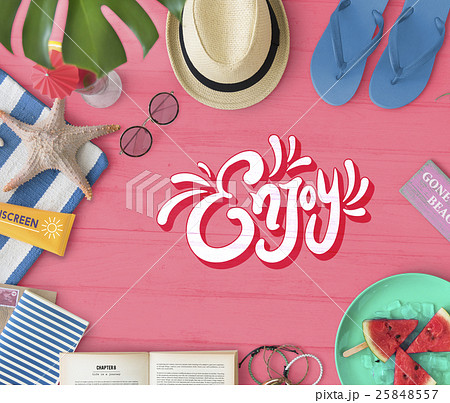 Beach Vocation Enjoy Holidays Summer Concept 25848557