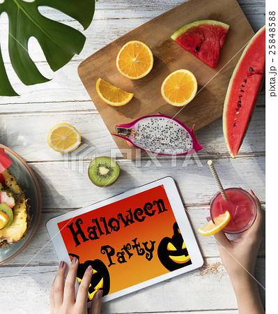 Halloween Bat Pumpkin Lantern Scary Graphic Concept Halloween Bat Pumpkin Lantern Scary Graphic Concept 25848588