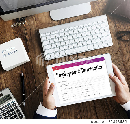 Employment Termination Form Document Concept 25848686