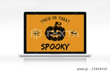 Halloween Bat Pumpkin Lantern Scary Graphic Concept Halloween Bat Pumpkin Lantern Scary Graphic Concept 25849420