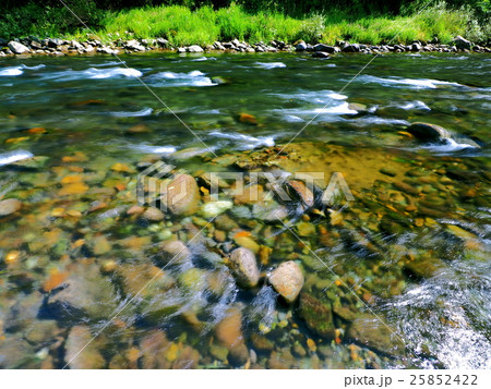 津江の渓流 25852422