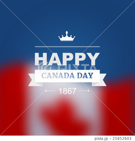 Vector card for Canada Day. Vector card for Canada Day. 25852603