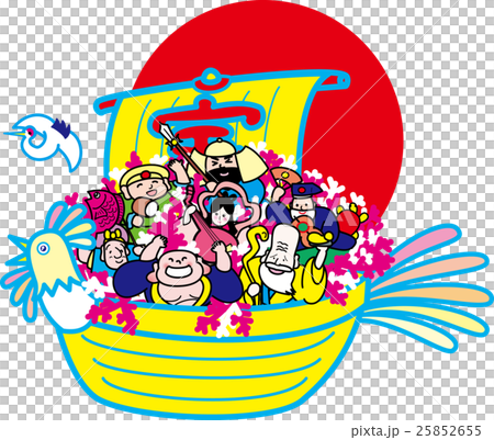 公雞年寶船七幸運神日出Tsuru 25852655