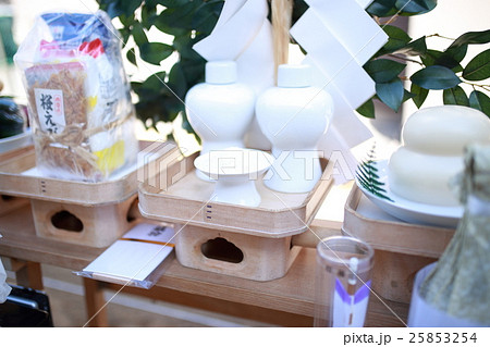 地鎮祭 (安全祈願祭 儀式 イベント 仏式 土地 行事 供え物 文化 歴史) 25853254