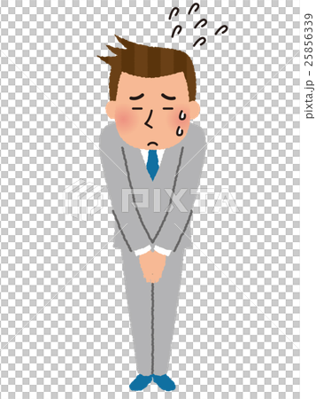 謝る男性社員 25856339