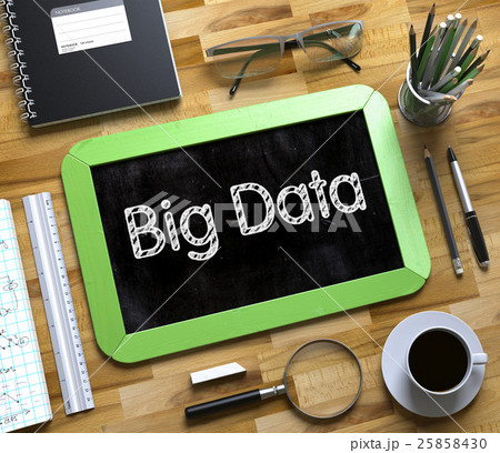 Small Chalkboard with Big Data. 3D. Small Chalkboard with Big Data. 3D. 25858430