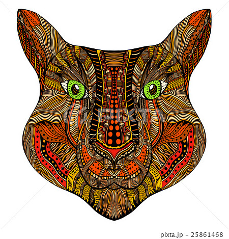 Tiger head image 25861468