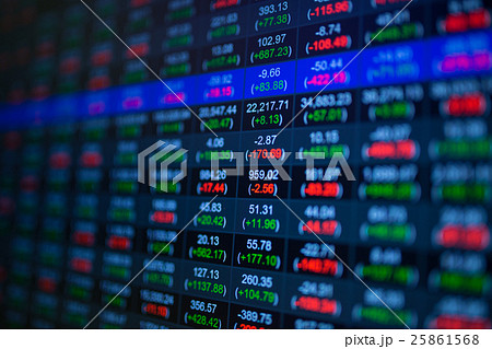 Stock market chart Stock market chart 25861568