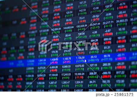 Stock market chart Stock market chart 25861575