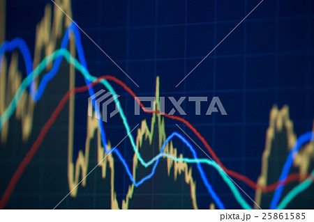 Stock market chart 25861585