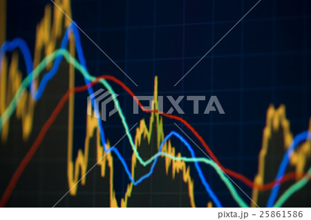 Stock market chart 25861586