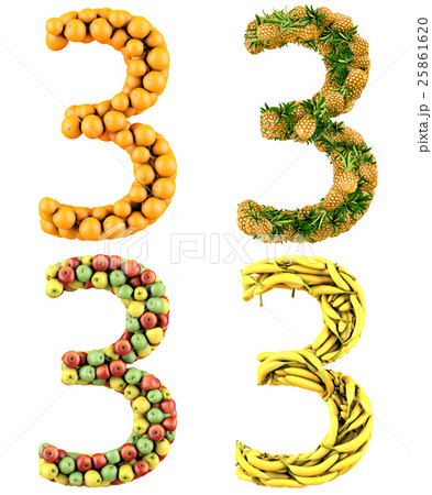 3d Number 3d Number 25861620