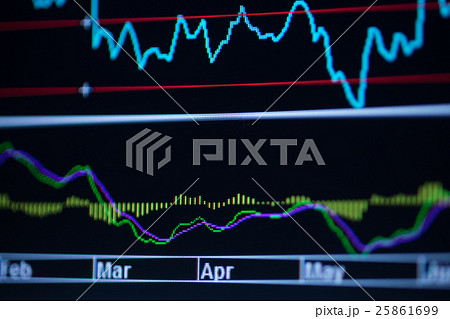 Stock market chart 25861699