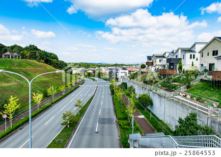 住宅街 郊外 住宅街 郊外 25864553