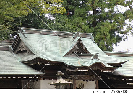 諏訪護国神社、高島公園内、拝殿 25868800