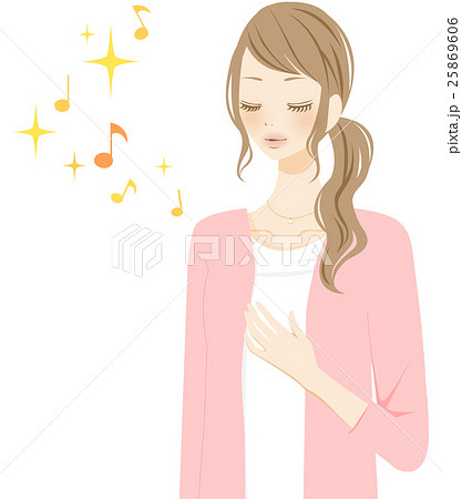 安心　ハミング　女性 25869606