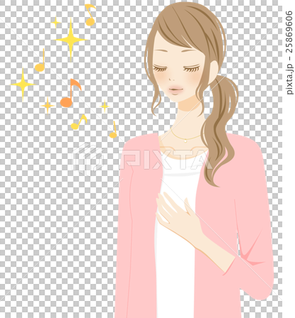 安心　ハミング　女性 25869606