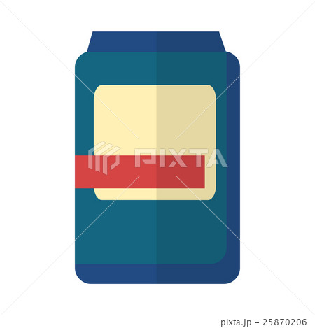Blue Plastic Bank with White-Red Label Blue Plastic Bank with White-Red Label 25870206
