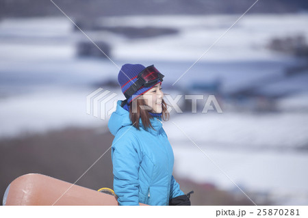 スノーボード　女性 25870281