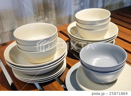 Set of Ceramic Dishes, Bowls and Plates 25871864