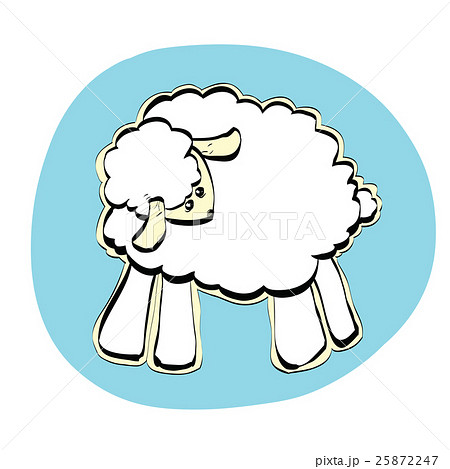 Cute Christmas or Eid al Adha sheep 25872247