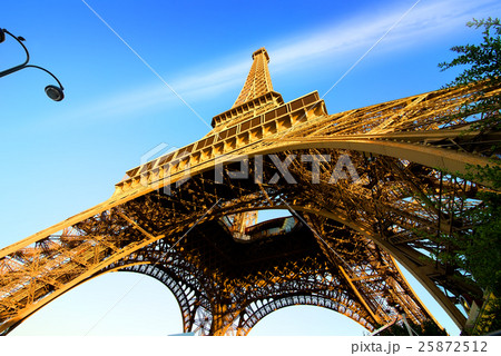 Eiffel Tower and sky Eiffel Tower and sky 25872512