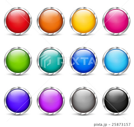 web buttons colorful design set 25873157