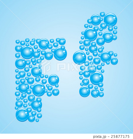Bubbles in blue. Alphabet of bubbles. Eps 10. Bubbles in blue. Alphabet of bubbles. Eps 10. 25877175