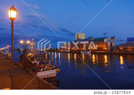 釧路港の夜明けとフィッシャーマンズワーフ 釧路港の夜明けとフィッシャーマンズワーフ 25877634