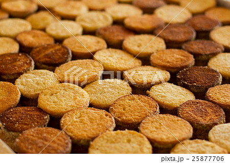 Rows of cookies. 25877706