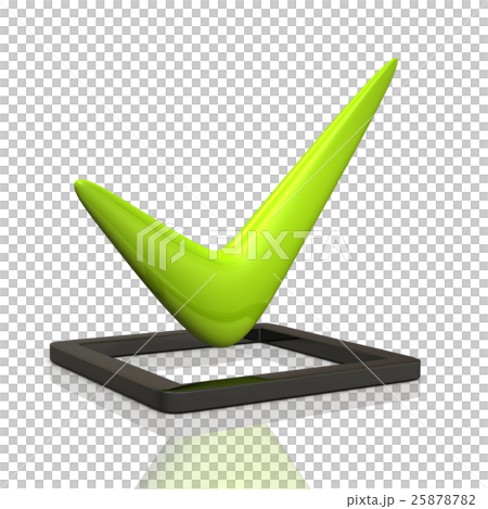 正解を表すアブストラクト3DCGイラスト 正解を表すアブストラクト3DCGイラスト 25878782