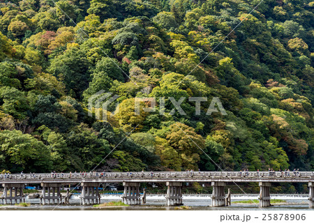 【京都のイメージ】嵐山と渡月橋 25878906