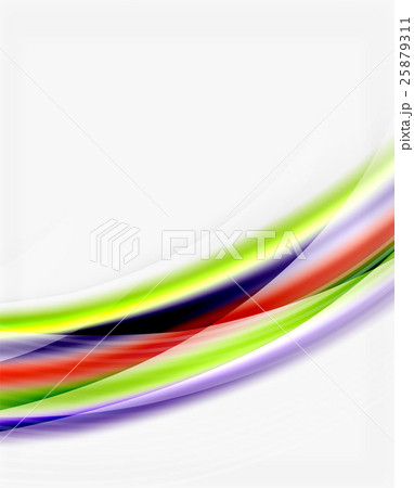 Glossy translucent wave vector template 25879311