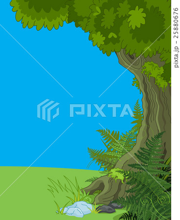 Landscape with Tree and Fern 25880676
