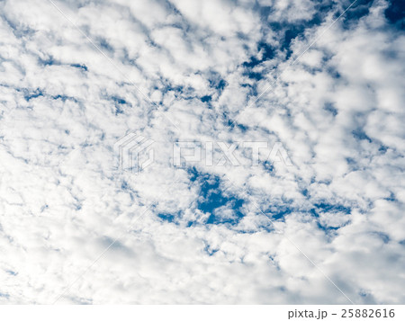 Blue sky with clouds , look like from outer space 25882616