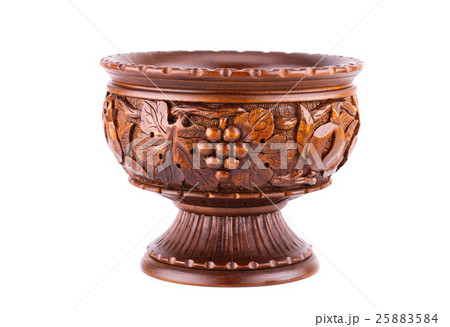 Wooden vase 25883584