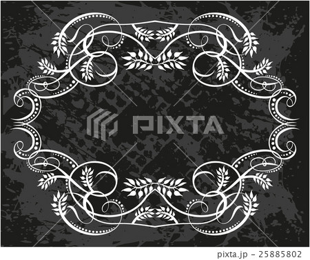 Decorative frame with pattern Decorative frame with pattern 25885802