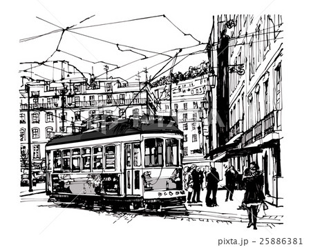 Tramway in lisbon 25886381